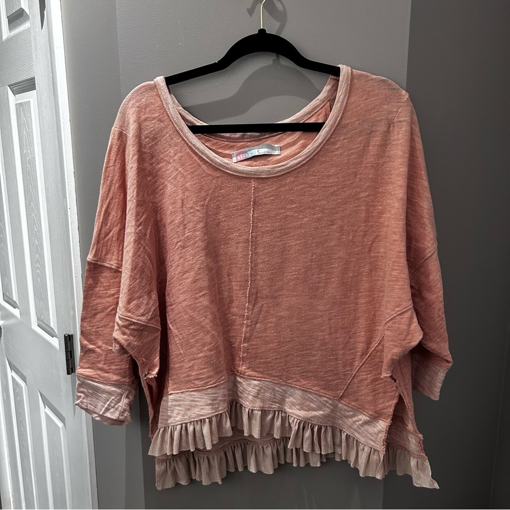 Free People Beach Peach Colored Top-Lg